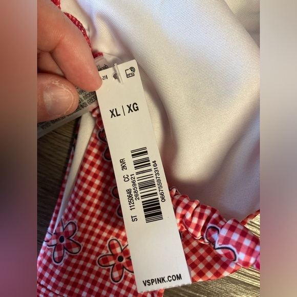 Frankie’s Bikinis x Pink Ladybug Lane Bikini Bottom Plaid XL NWT - Picture 4 of 6